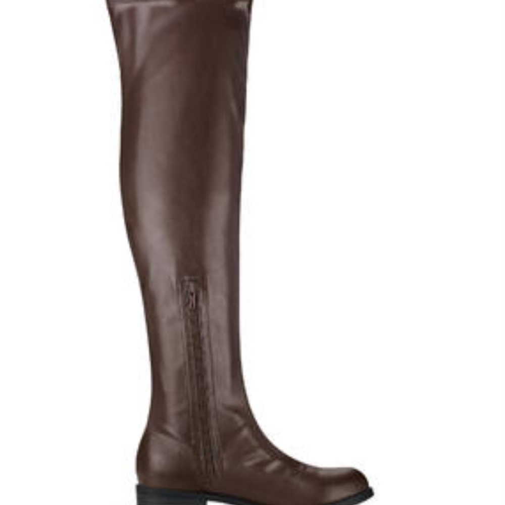 Allegra K Dark Brown Over-the-Knee Boots